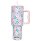 KATYDID DAINTY FLORALS 38OZ STAINLESS STEEL TUMBLER