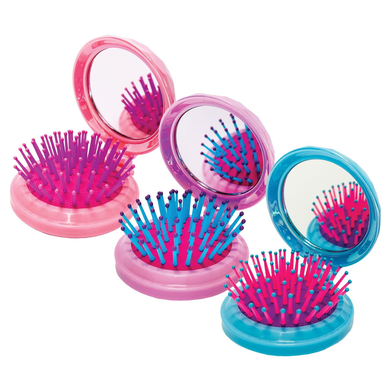 Jewel Mirror Hair Brush