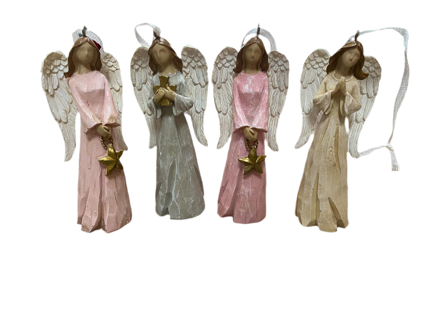 Angel Shapes Resin Ornaments