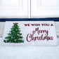 Noelle Tree Merry Christmas Coir Doormat White/Red/Green