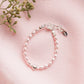 Girls Sterling Silver Pink Pearl Baby Heart Bracelet - Destiny