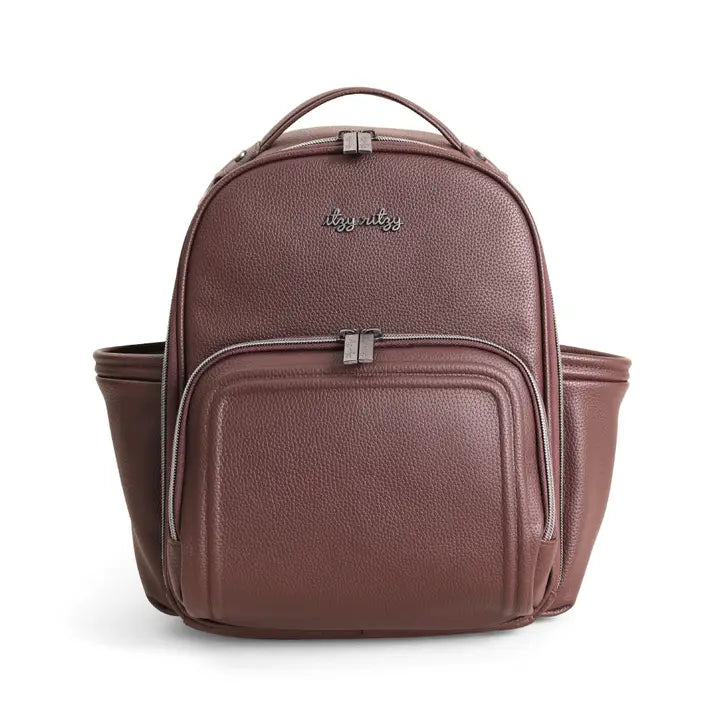 Itzy Ritzy Espresso Itzy Mini Plus Diaper Bag Backpack
