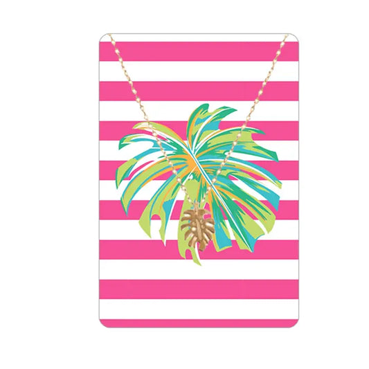 Viv & Lou Palm Leaf Keepsake Card