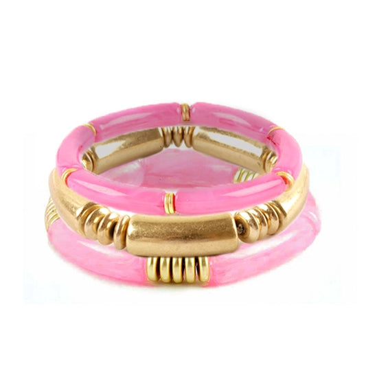 Viv & Lou Hot Pink Lillian Bracelet