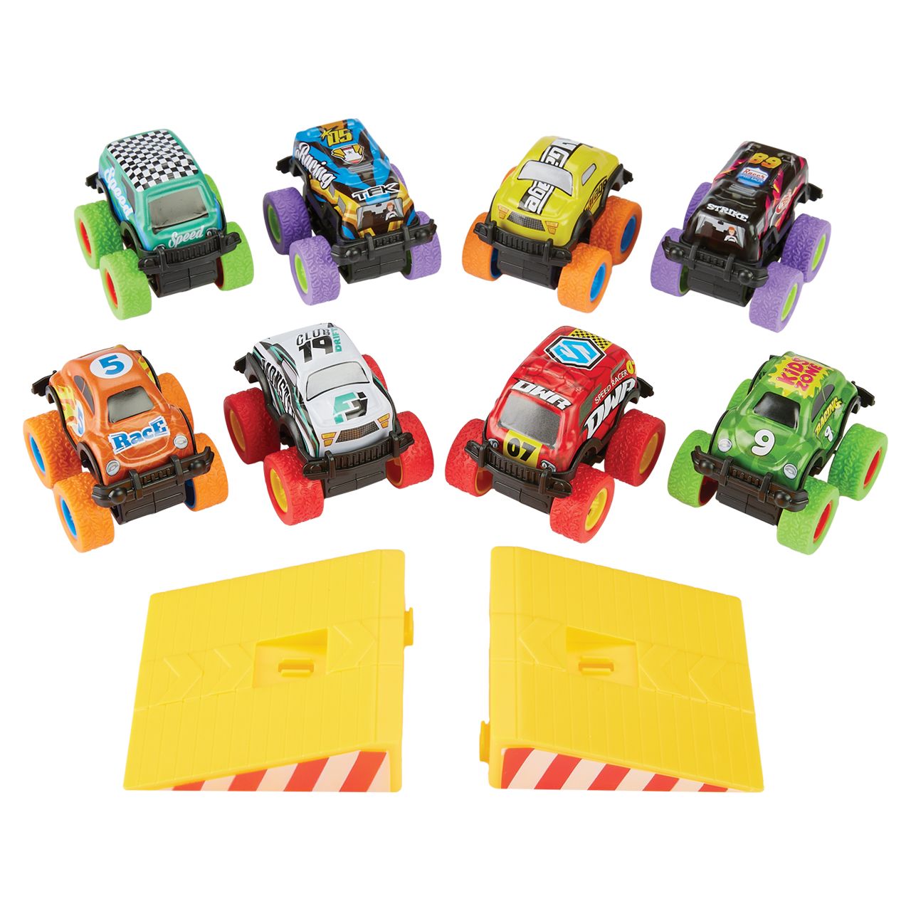 10-Piece Pullback Crazy Truck Set