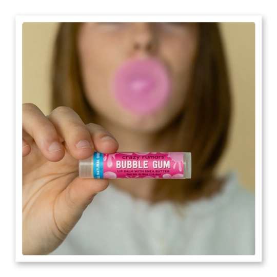 Crazy Rumors Bubble Gum Lip Balm