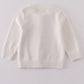 Girls White Bow Tie Cardigan Sweater