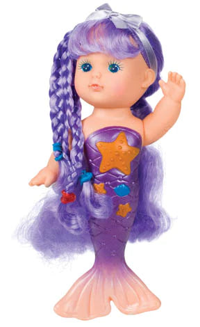 Toysmith Bathtime Mermaid Doll Purple