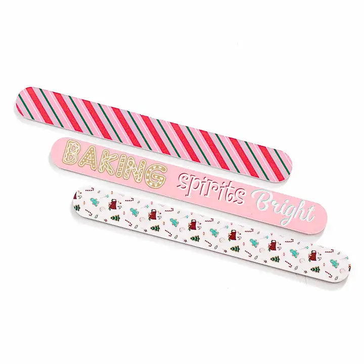 Baking Spirits Bright Nail Files Set - Pink