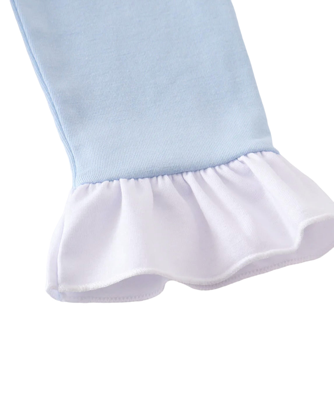 Blue Valentine’s Day Heart Appliqué Dress