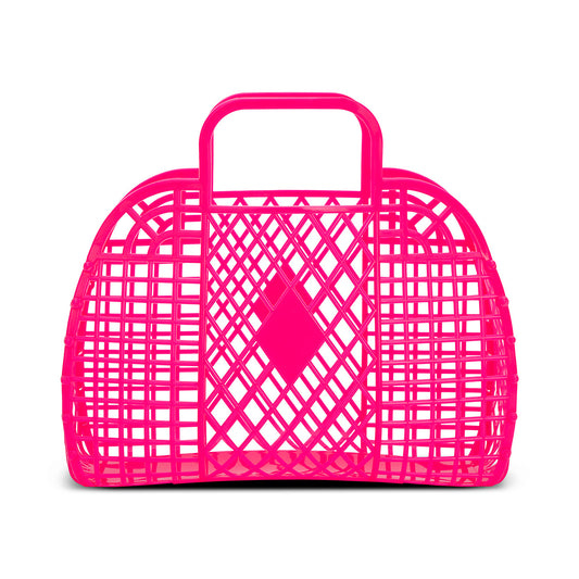 Pink Neon Large Jelly Bag