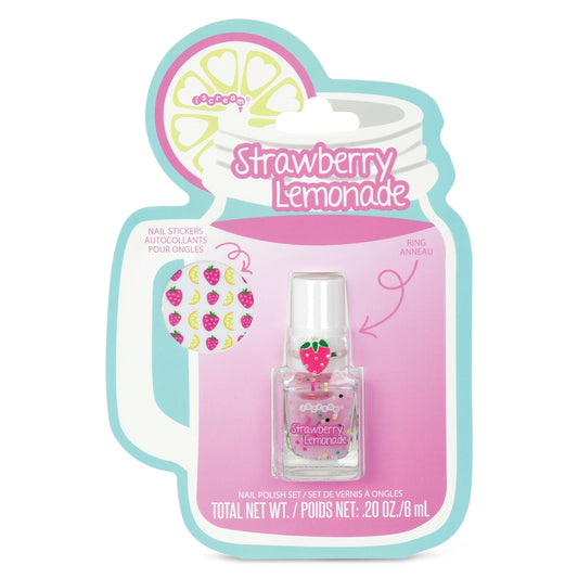 Strawberry Lemonade Nail Polish Ring Set