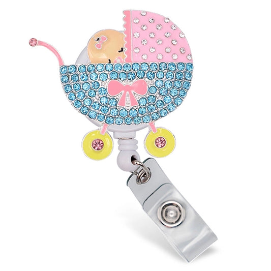 Baby Stroller Sparkle and Shine Badge Reel