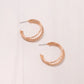 Caroline Hill Gold Belforest Hoop Earrings