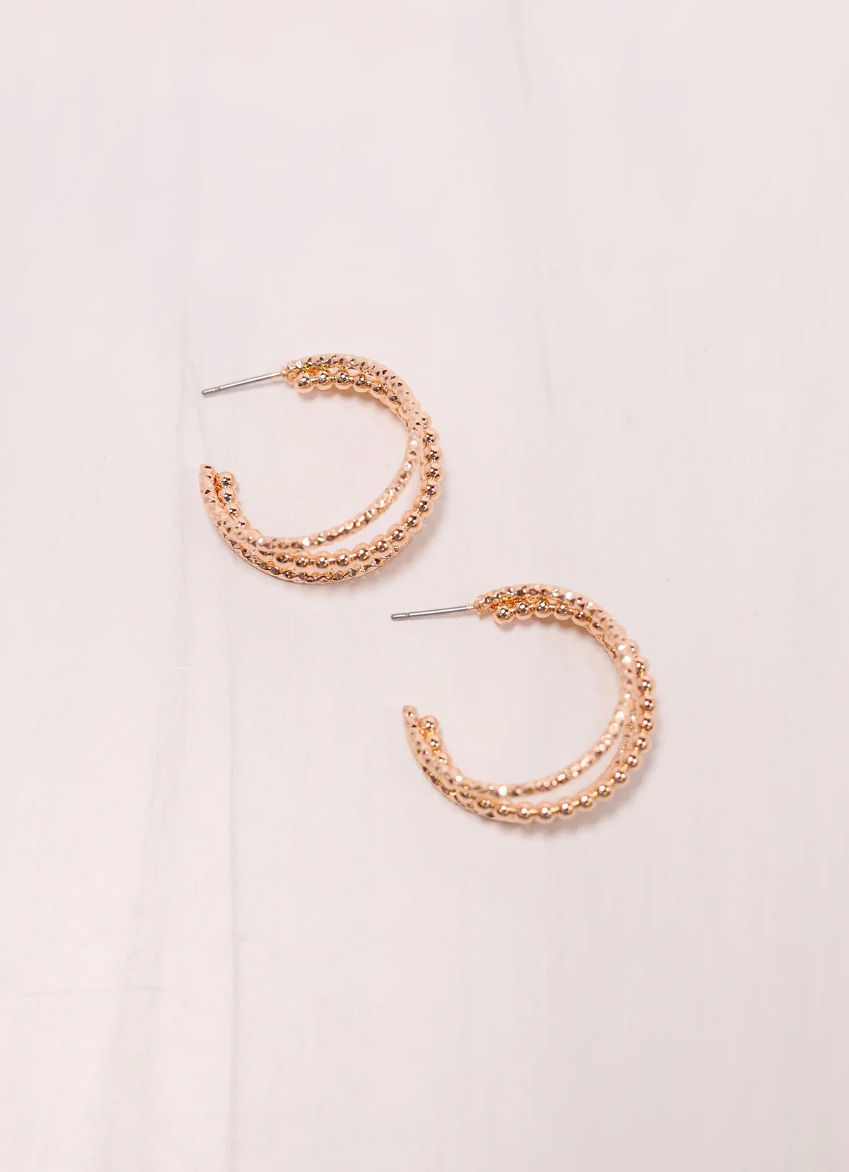 Caroline Hill Gold Belforest Hoop Earrings