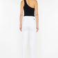 Women Kancan High Rise Slim Straight White Wash Denim