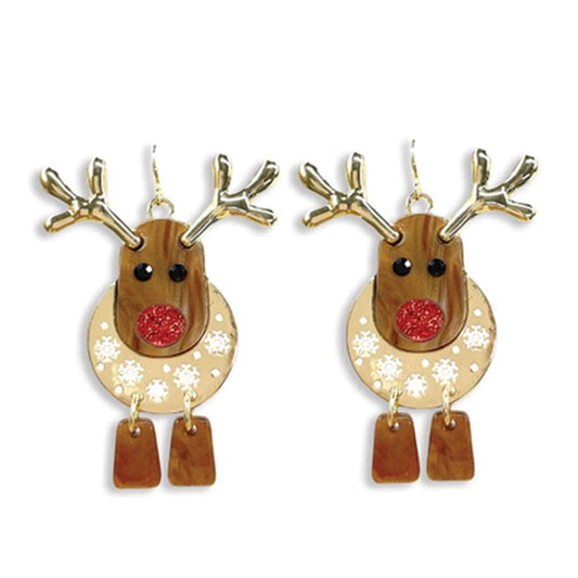 Shine Like Rudolph Earrings