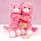 Hugging Kitties Plush with Conversation Heart Candy