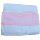 Heirloom Blanket White With Pink Trim