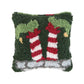 Christmas Elf Throw Pillow