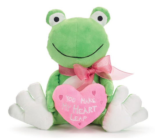 Green Frog Pink You Make My Heart