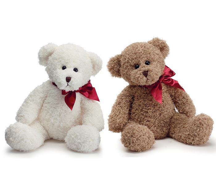 Brown/Cream Bear Plush