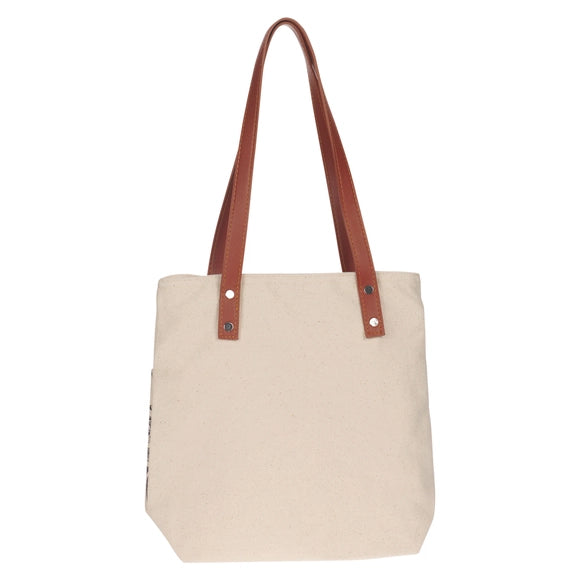 Amazing Grace Natural Canvas Tote Bag - 2 Cor 12:9