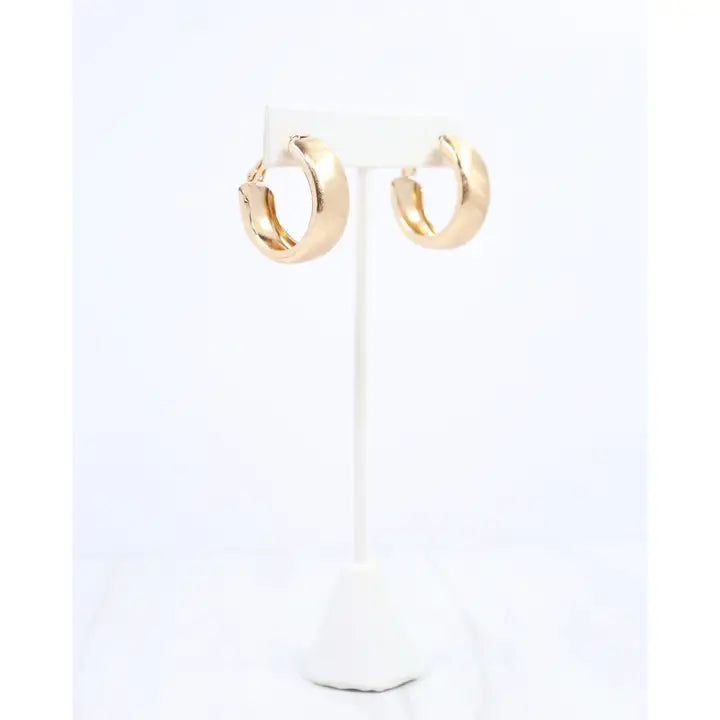 Caroline Hill Anchorage Hoop Earring Gold
