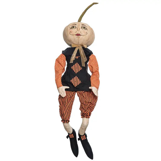 Armand Pumpkin Gathered Traditions Art Doll