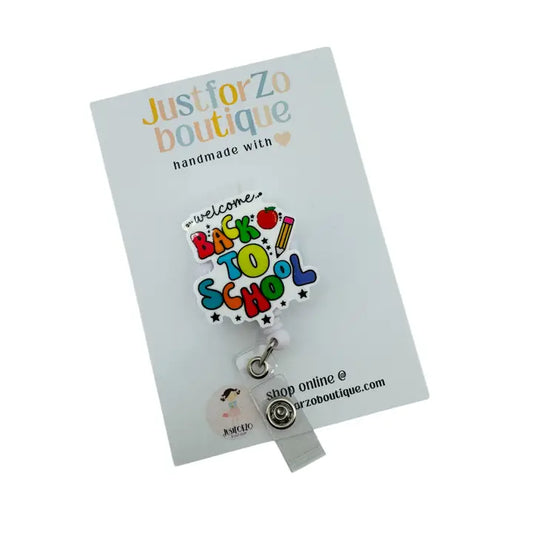 Back To School Badge Reel
