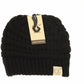 Kids Solid C.C Beanie Black