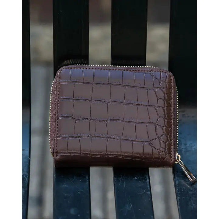 Caroline Hill Blakely Wallet Chocolate Ec