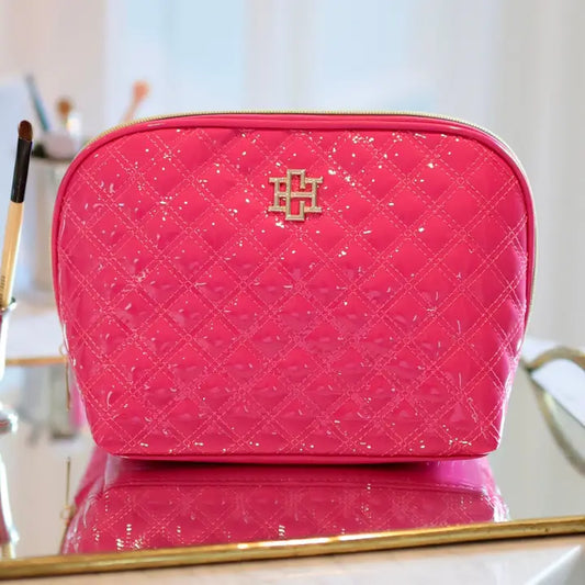 Caroline Hill Capri Large Pouch Hot Pink