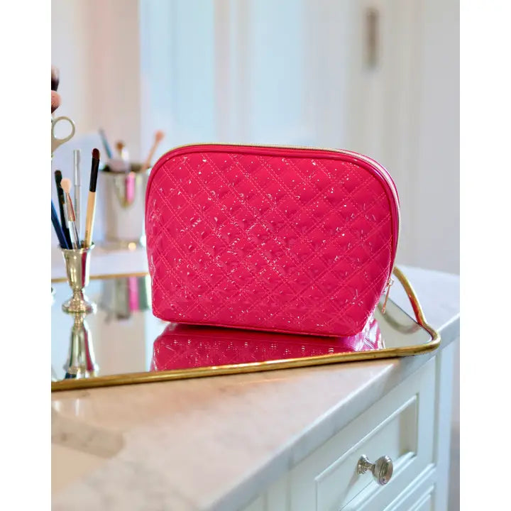 Caroline Hill Capri Large Pouch Hot Pink