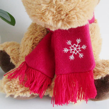 12" Christmas Elk Plush