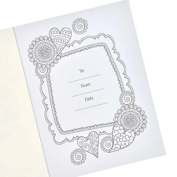 Coloring Book Where Love Blooms