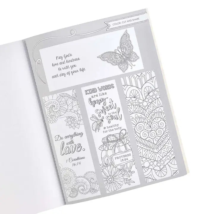Coloring Book Where Love Blooms