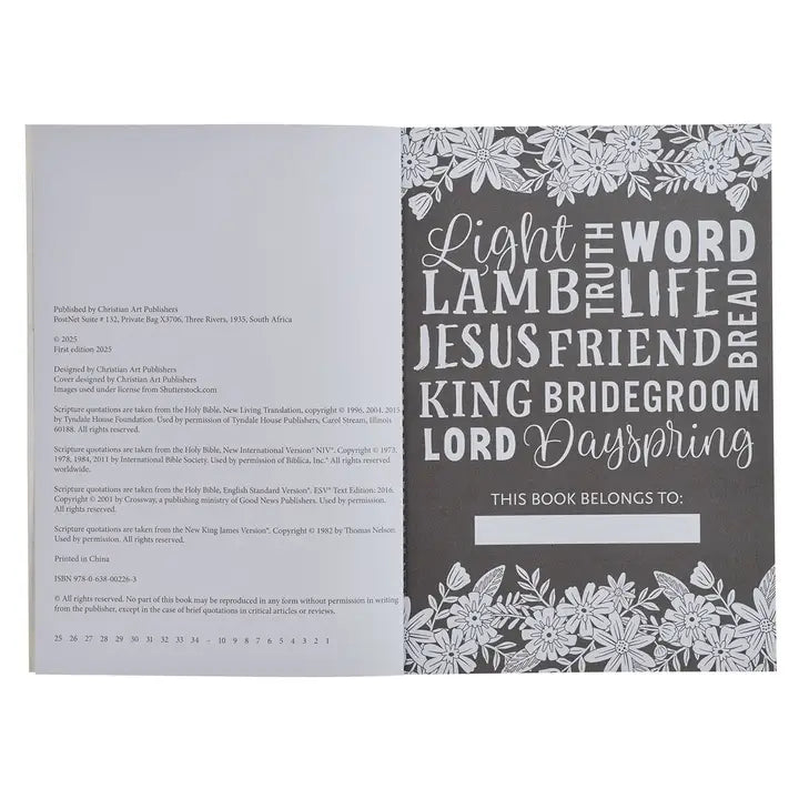 Coloring Book the Names of Jesus