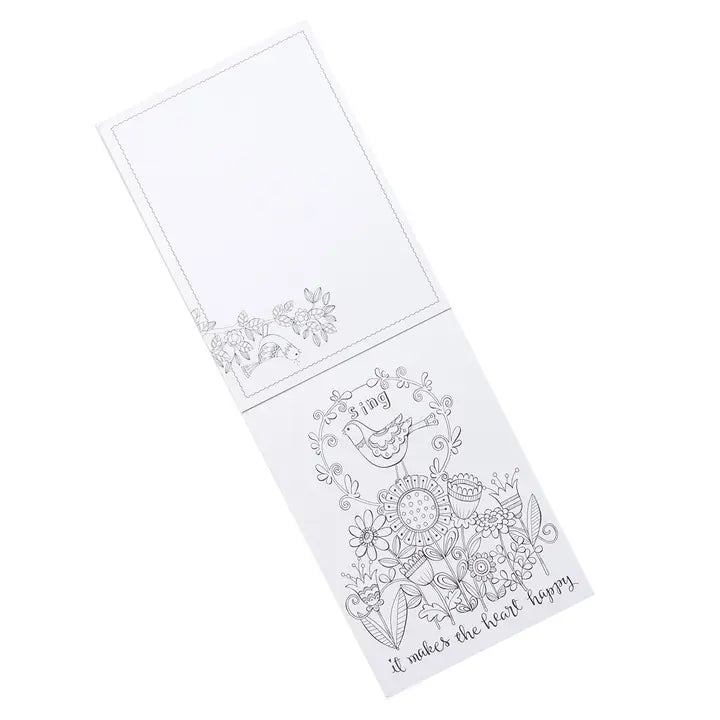 Coloring Cards Be Still and Know