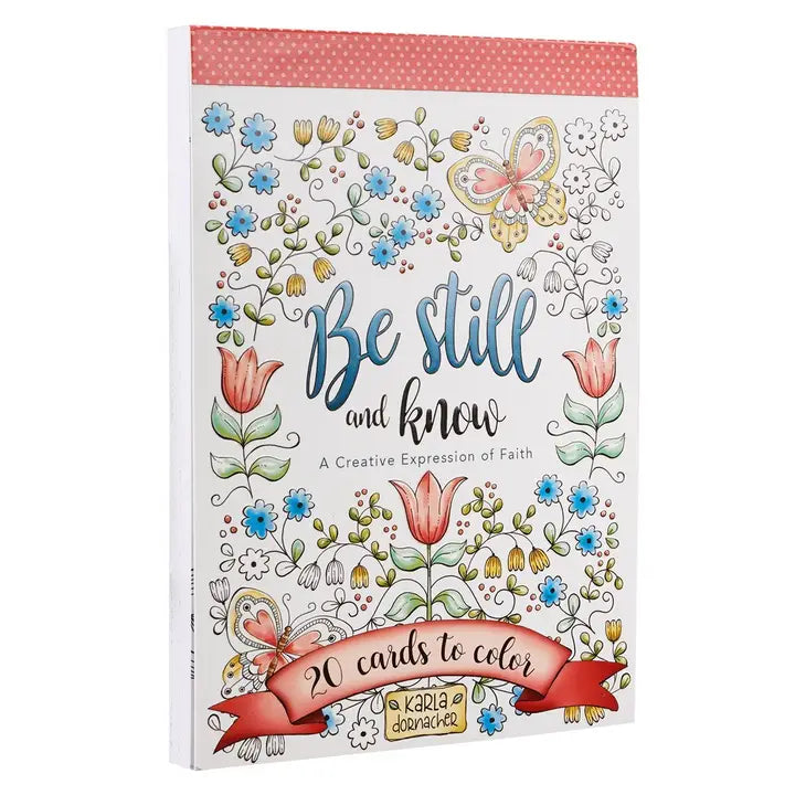 Coloring Cards Be Still and Know