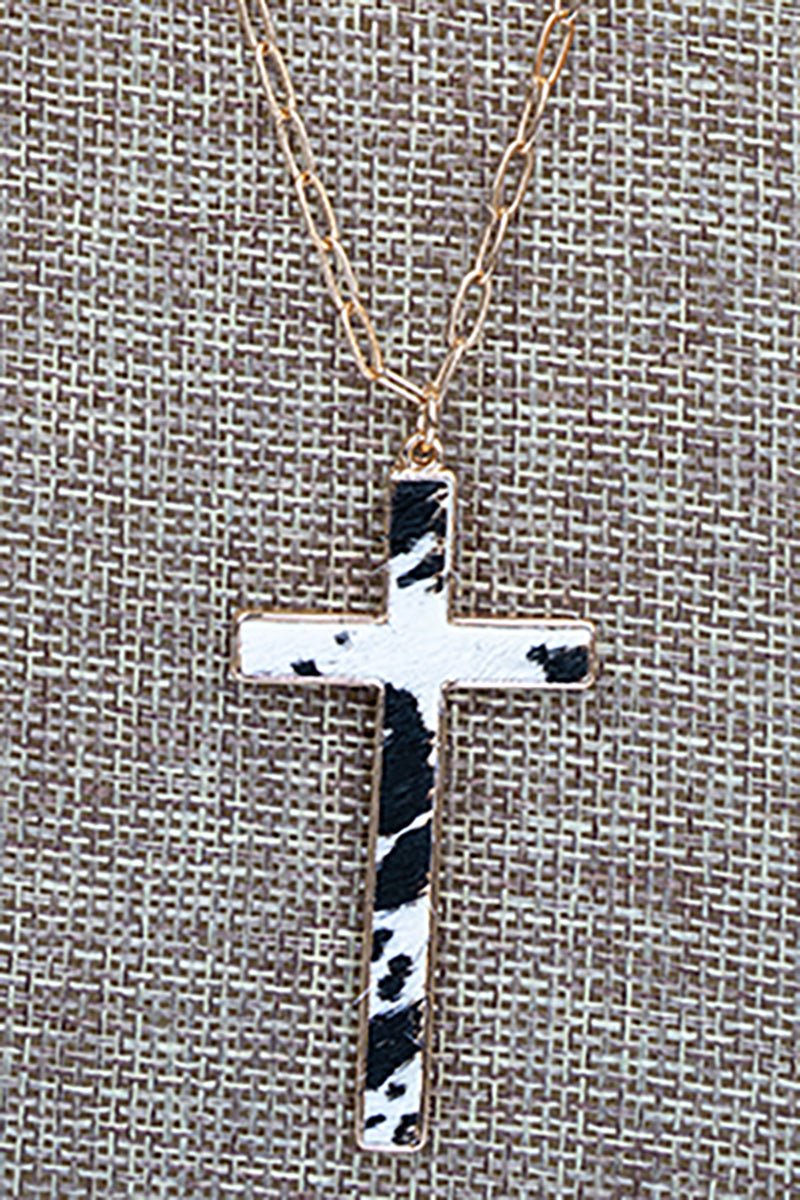 Crystal Avenue Holy Cow Black & Goldtone Triple Necklace