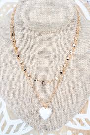 Crystal Avenue Romance Refined White & Goldtone Layered Necklace