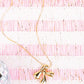 Crystal Avenue Goldtone Bubble Initial 'K' Necklace