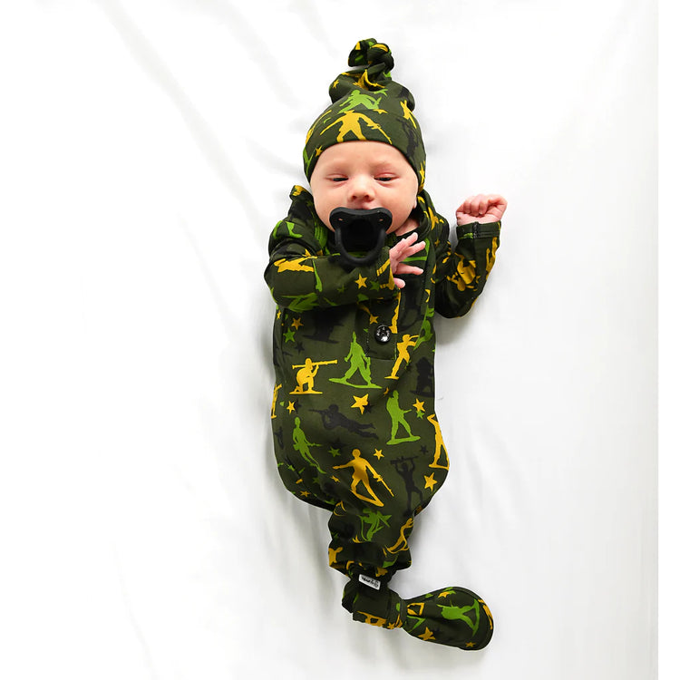 Boys Crew Soldiers Swaddle