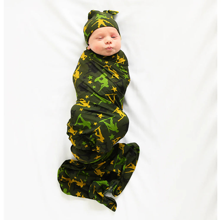 Boys Crew Soldiers Swaddle