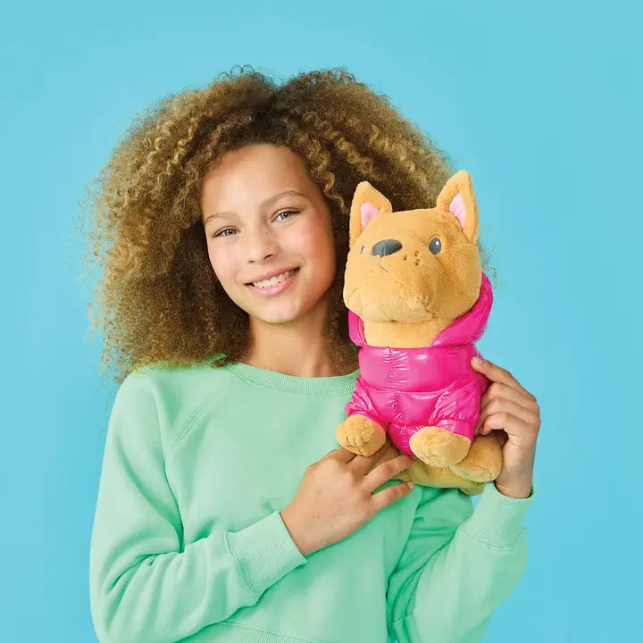 Dog in A Puffer Plush