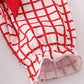 Girls Red Grid Valentine's Day Heart Embroidery Set