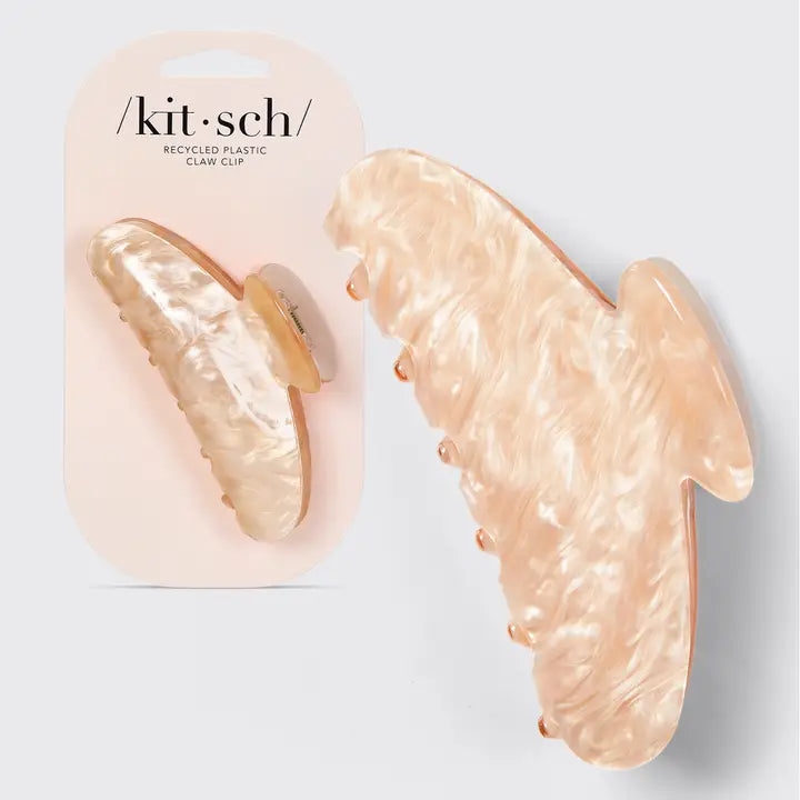 Kitsch Eco-Friendly Marble Claw Clip - Blonde