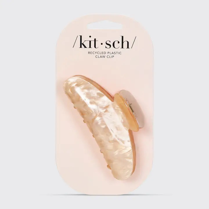 Kitsch Eco-Friendly Marble Claw Clip - Blonde