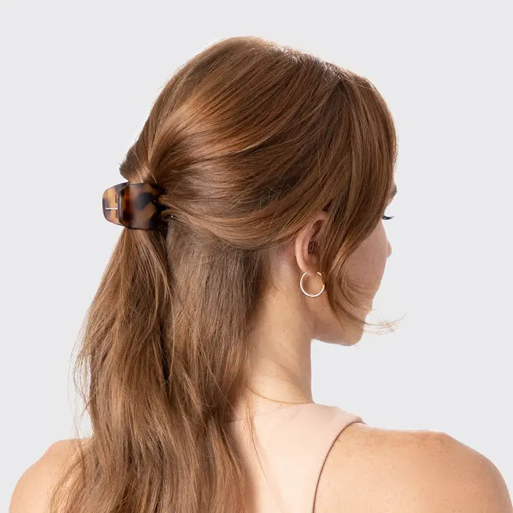 Kitsch Eco-Friendly Medium Claw Clips 2pc Set - Black & Tort